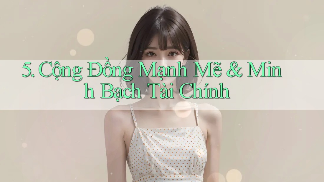 5. Cộng Đồng Mạnh Mẽ & Minh Bạch Tài Chính 5. Cộng Đồng Mạnh Mẽ & Minh Bạch Tài Chính