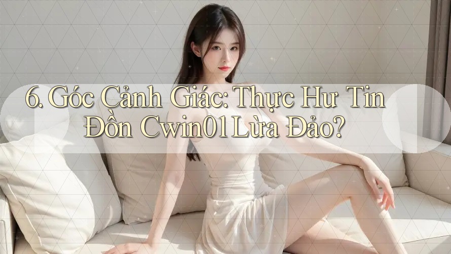 6. Góc Cảnh Giác: Thực Hư Tin Đồn Cwin01 Lừa Đảo? 6. Góc Cảnh Giác: Thực Hư Tin Đồn Cwin01 Lừa Đảo?