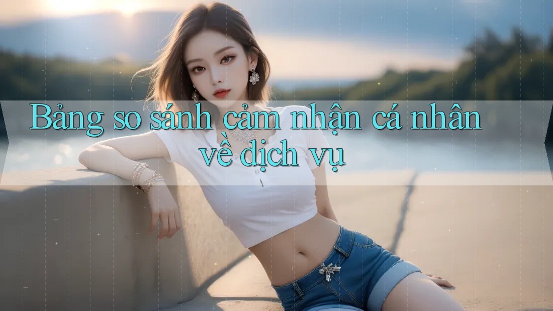 Bảng so sánh cảm nhận cá nhân về dịch vụ Bảng so sánh cảm nhận cá nhân về dịch vụ