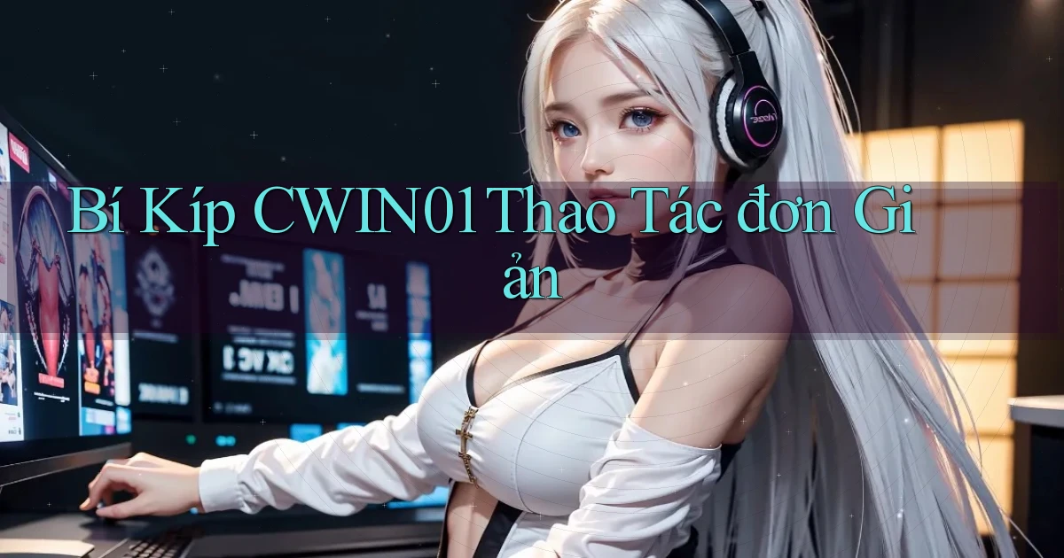 bí kíp cwin01 thao tác đơn giản
