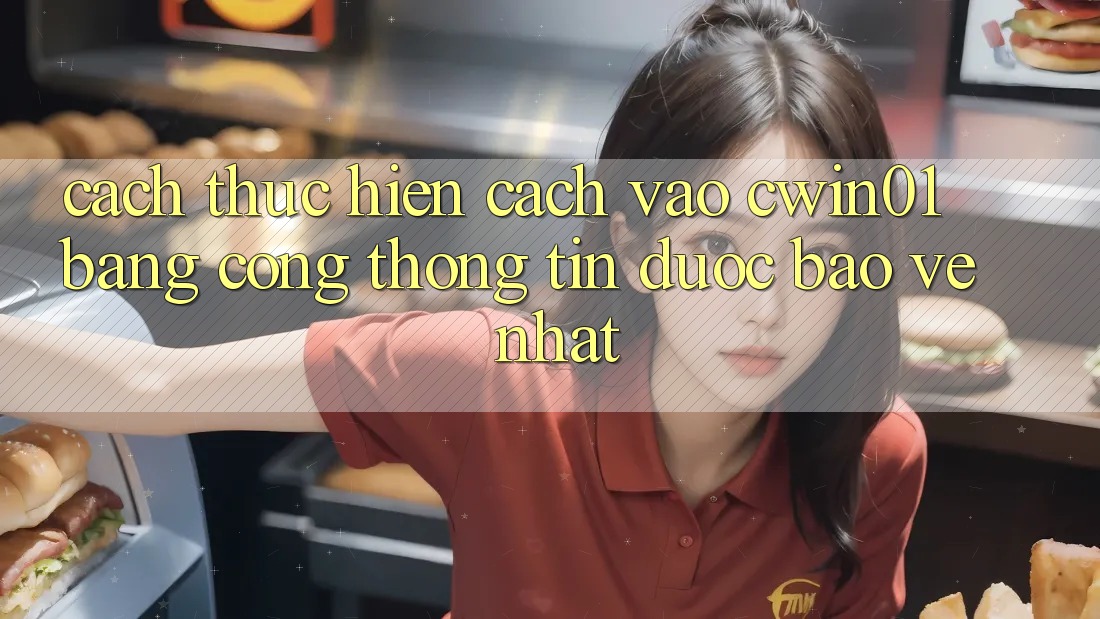 Cách thực hiện Cách Vào Cwin01 Bằng Cổng thông tin Được bảo vệ Nhất Cách thực hiện Cách Vào Cwin01 Bằng Cổng thông tin Được bảo vệ Nhất