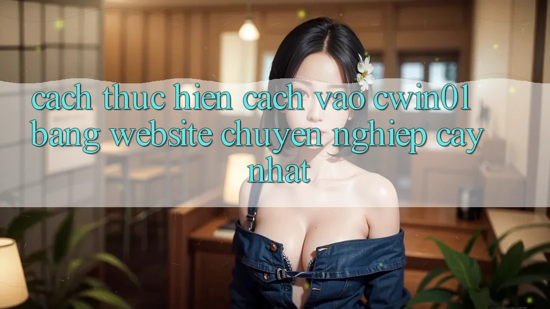 Cách thực hiện Cách Vào Cwin01 Bằng Website Chuyên nghiệp cậy Nhất