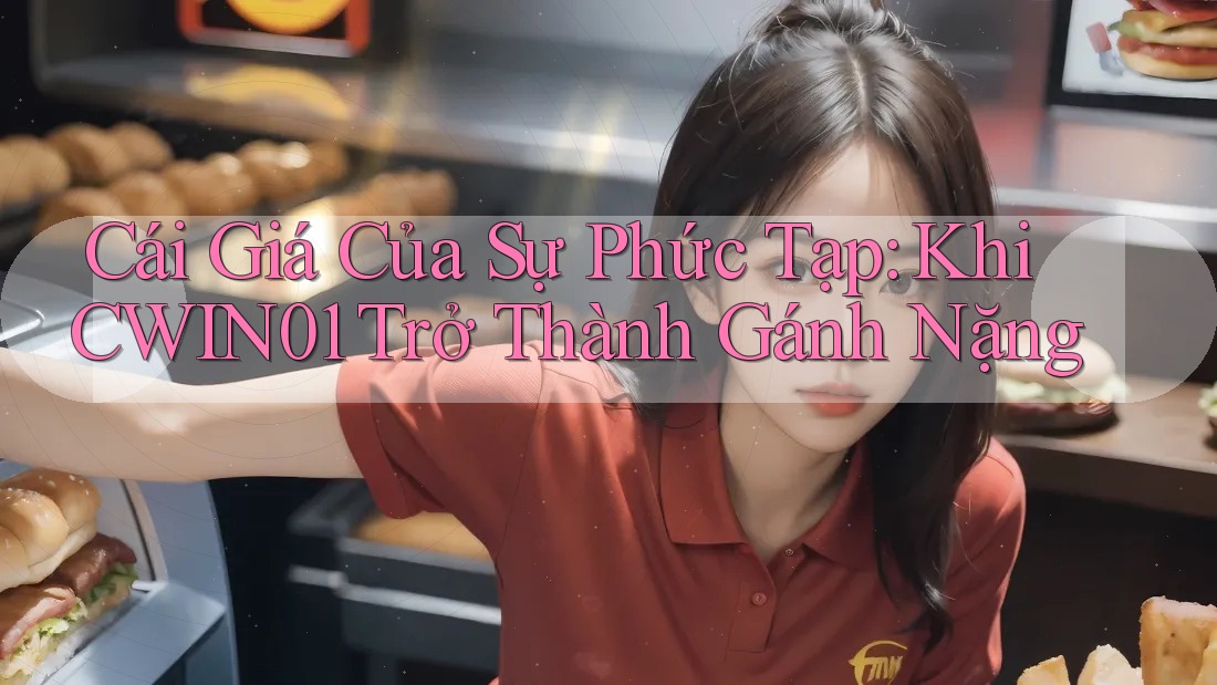 Cái Giá Của Sự Phức Tạp: Khi CWIN01 Trở Thành Gánh Nặng