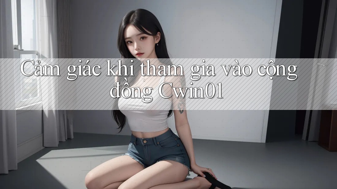 Cảm giác khi tham gia vào cộng đồng Cwin01