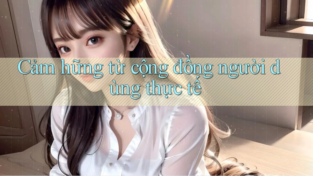 Cảm hững từ cộng đồng người dùng thực tế Cảm hững từ cộng đồng người dùng thực tế