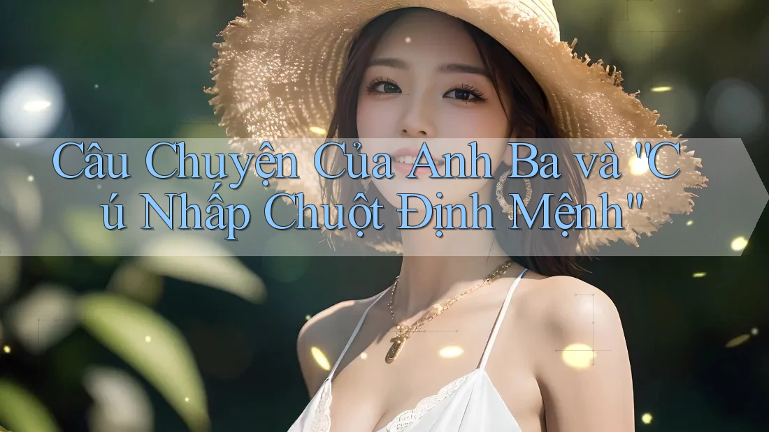 Câu Chuyện Của Anh Ba và “Cú Nhấp Chuột Định Mệnh” Câu Chuyện Của Anh Ba và “Cú Nhấp Chuột Định Mệnh”