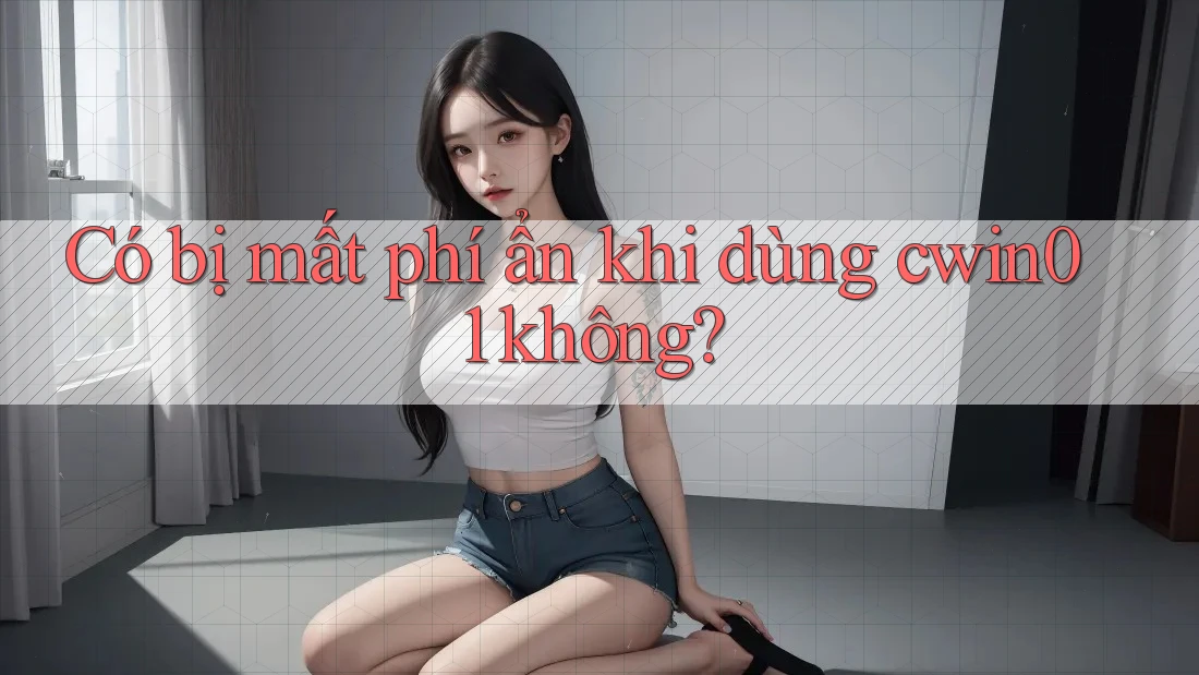 Có bị mất phí ẩn khi dùng cwin01 không? Có bị mất phí ẩn khi dùng cwin01 không?