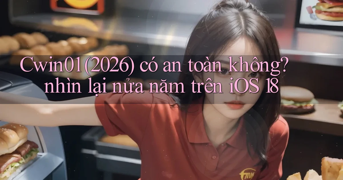 Cwin01 (2026) có an toàn không nhìn lại nửa năm trên iOS 18