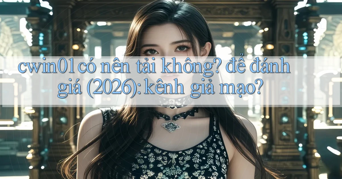 cwin01 có nên tải không để đánh giá (2026) kênh giả mạo