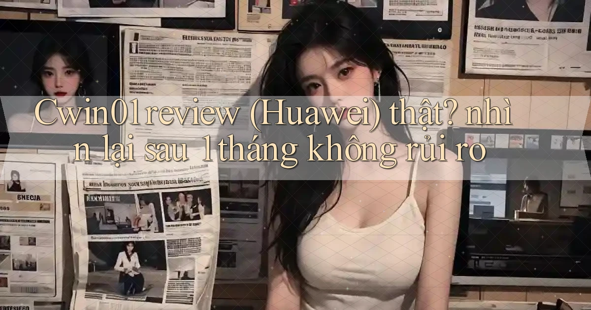 Cwin01 review (Huawei) thật nhìn lại sau 1 tháng không rủi ro