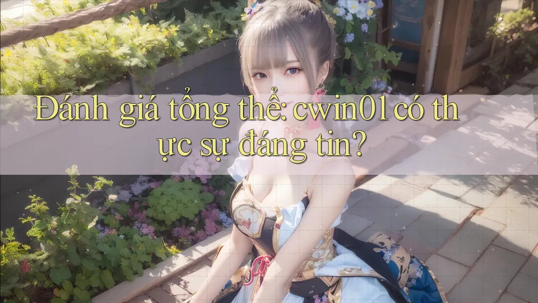 Đánh giá tổng thể: Cwin01 có thực sự đáng tin?