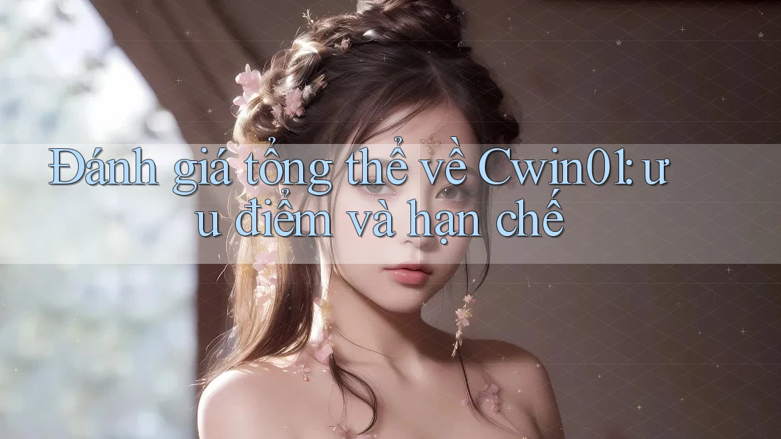 Đánh giá tổng thể về Cwin01: ưu điểm và hạn chế Đánh giá tổng thể về Cwin01: ưu điểm và hạn chế