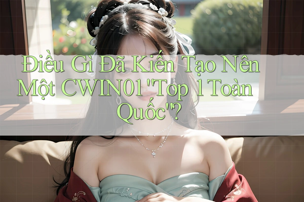 Điều Gì Đã Kiến Tạo Nên Một CWIN01 “Top 1 Toàn Quốc”? Điều Gì Đã Kiến Tạo Nên Một CWIN01 “Top 1 Toàn Quốc”?