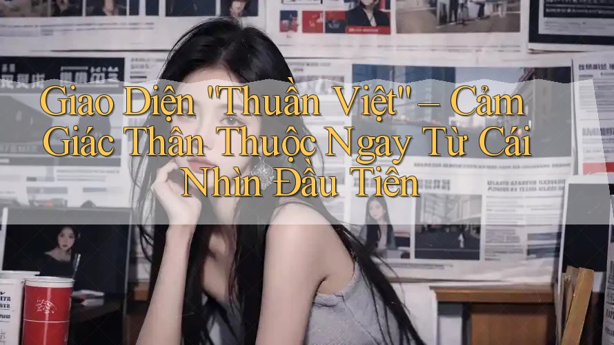Giao Diện “Thuần Việt” – Cảm Giác Thân Thuộc Ngay Từ Cái Nhìn Đầu Tiên Giao Diện “Thuần Việt” – Cảm Giác Thân Thuộc Ngay Từ Cái Nhìn Đầu Tiên