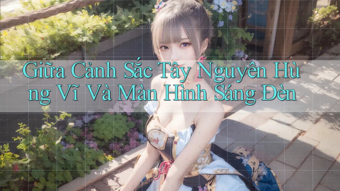 Giữa Cảnh Sắc Tây Nguyên Hùng Vĩ Và Màn Hình Sáng Đèn Giữa Cảnh Sắc Tây Nguyên Hùng Vĩ Và Màn Hình Sáng Đèn