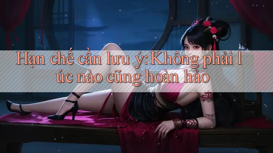 Hạn chế cần lưu ý: Không phải lúc nào cũng hoàn hảo Hạn chế cần lưu ý: Không phải lúc nào cũng hoàn hảo