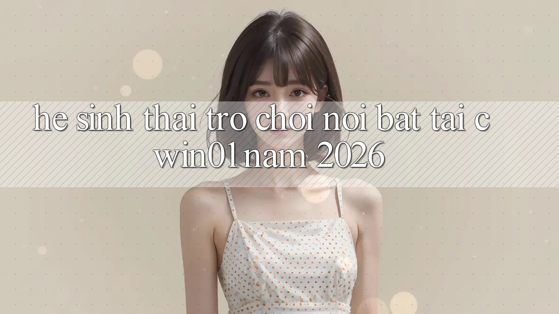 Hệ Sinh Thái Trò Chơi Nổi Bật Tại Cwin01 Năm 2026