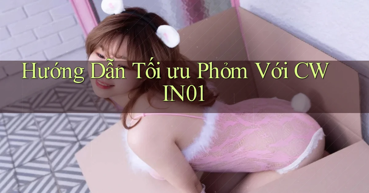 hướng dẫn tối ưu phỏm với cwin01