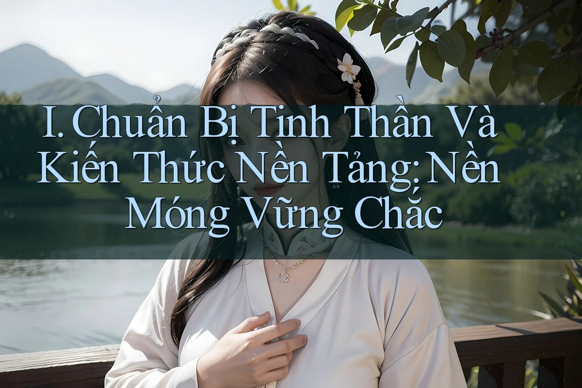 I. Chuẩn Bị Tinh Thần Và Kiến Thức Nền Tảng: Nền Móng Vững Chắc I. Chuẩn Bị Tinh Thần Và Kiến Thức Nền Tảng: Nền Móng Vững Chắc