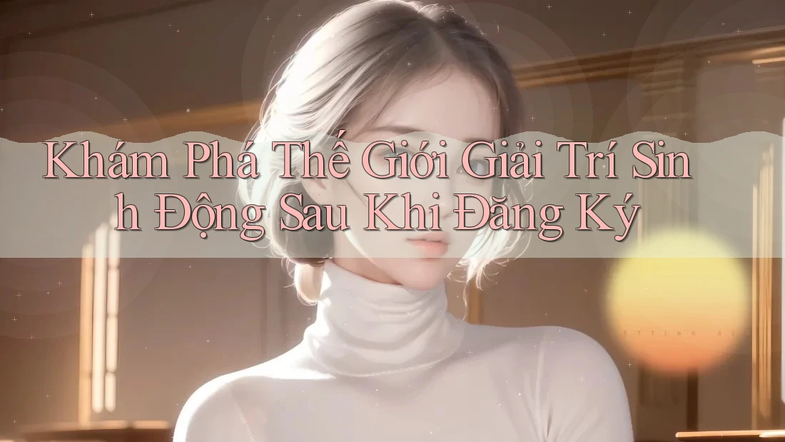 Khám Phá Thế Giới Giải Trí Sinh Động Sau Khi Đăng Ký Khám Phá Thế Giới Giải Trí Sinh Động Sau Khi Đăng Ký