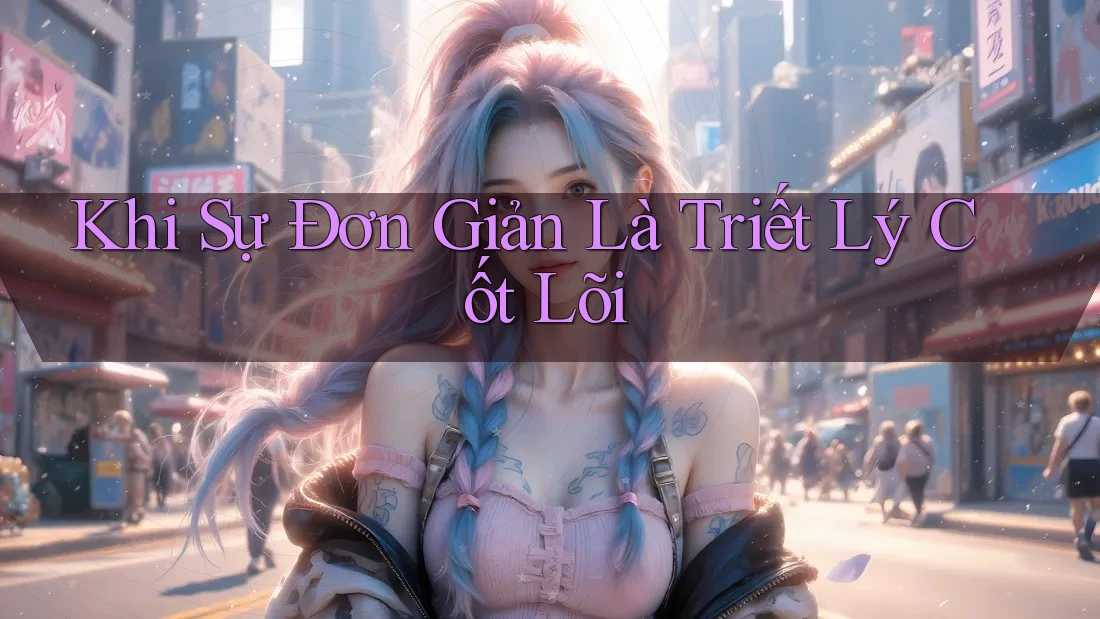 Khi Sự Đơn Giản Là Triết Lý Cốt Lõi Khi Sự Đơn Giản Là Triết Lý Cốt Lõi