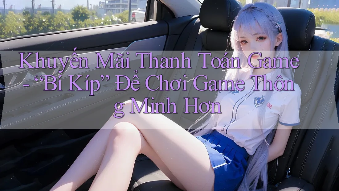 Khuyến Mãi Thanh Toán Game - “Bí Kíp” Để Chơi Game Thông Minh Hơn Khuyến Mãi Thanh Toán Game - “Bí Kíp” Để Chơi Game Thông Minh Hơn