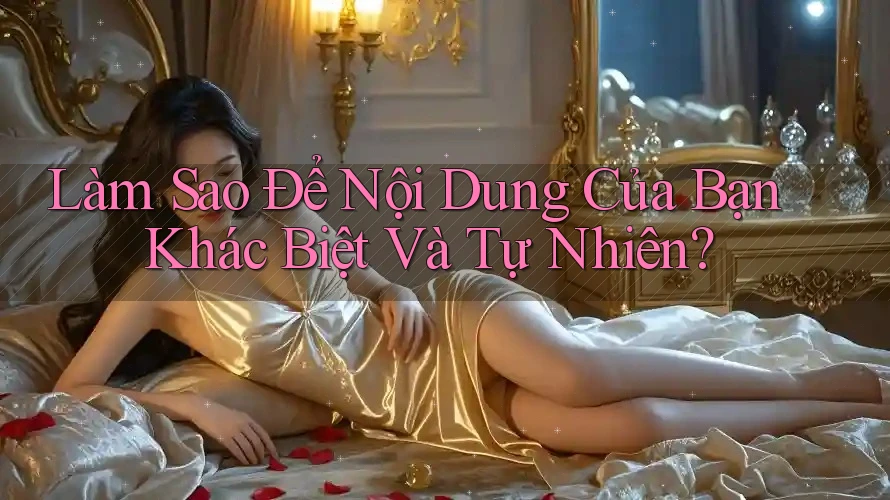 Làm Sao Để Nội Dung Của Bạn Khác Biệt Và Tự Nhiên?
