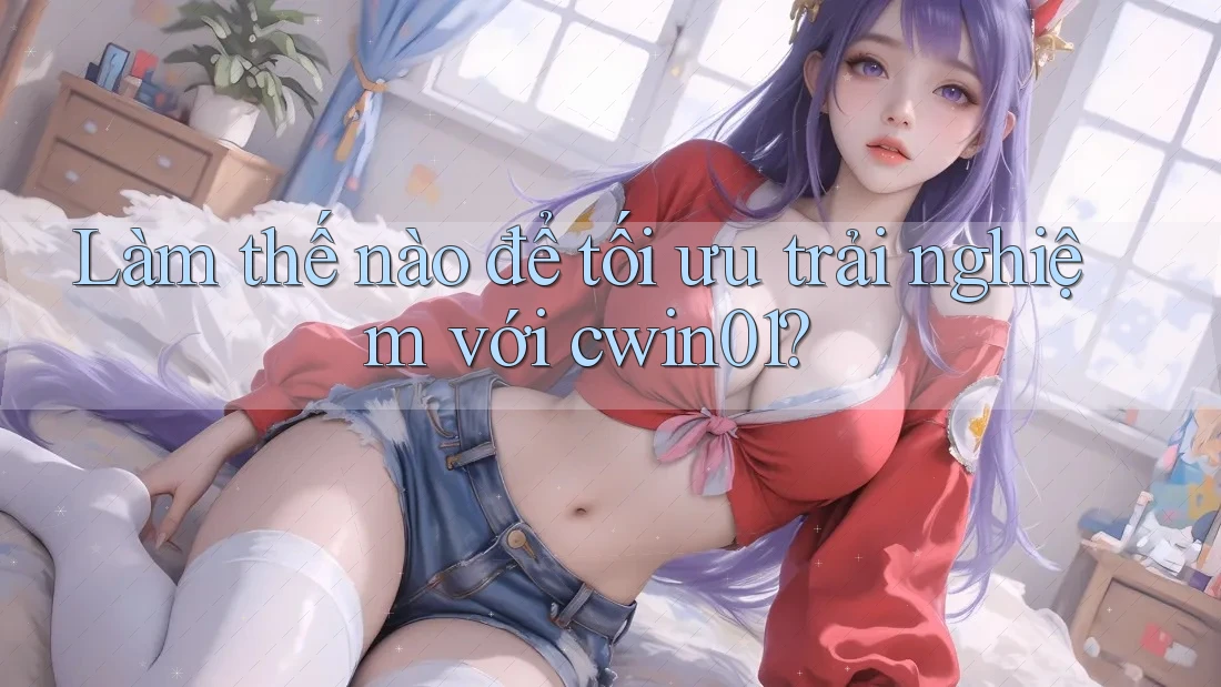 Làm thế nào để tối ưu trải nghiệm với cwin01? Làm thế nào để tối ưu trải nghiệm với cwin01?