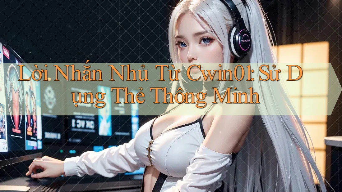 Lời Nhắn Nhủ Từ Cwin01: Sử Dụng Thẻ Thông Minh