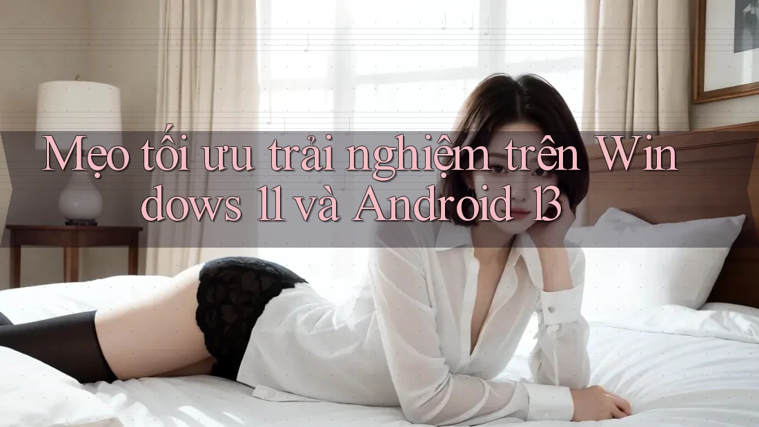 Mẹo tối ưu trải nghiệm trên Windows 11 và Android 13 Mẹo tối ưu trải nghiệm trên Windows 11 và Android 13