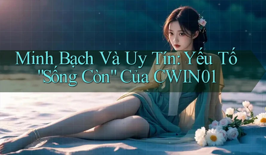Minh Bạch Và Uy Tín: Yếu Tố “Sống Còn” Của CWIN01 Minh Bạch Và Uy Tín: Yếu Tố “Sống Còn” Của CWIN01