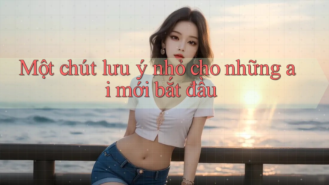 Một chút lưu ý nhỏ cho những ai mới bắt đầu Một chút lưu ý nhỏ cho những ai mới bắt đầu