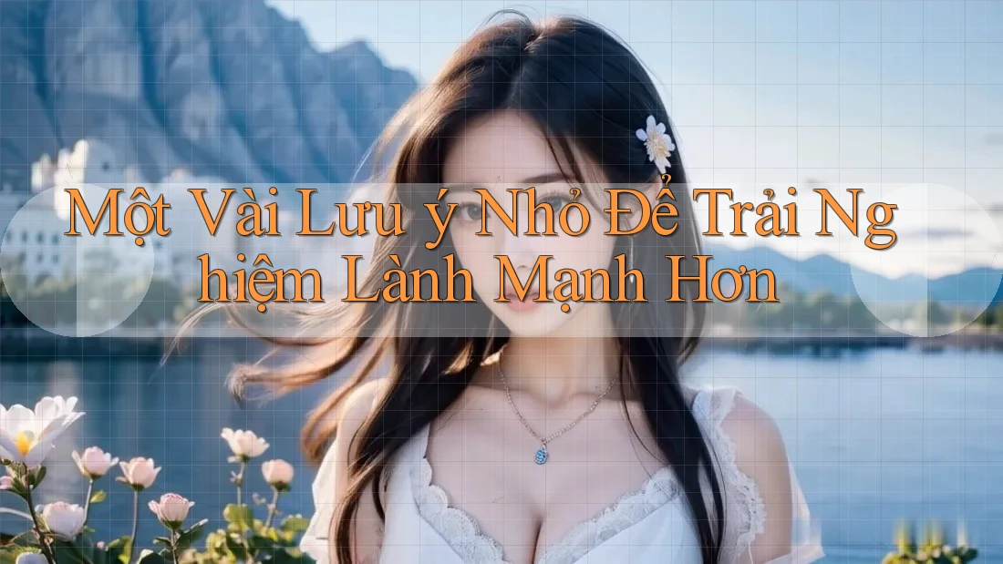 Một Vài Lưu ý Nhỏ Để Trải Nghiệm Lành Mạnh Hơn Một Vài Lưu ý Nhỏ Để Trải Nghiệm Lành Mạnh Hơn