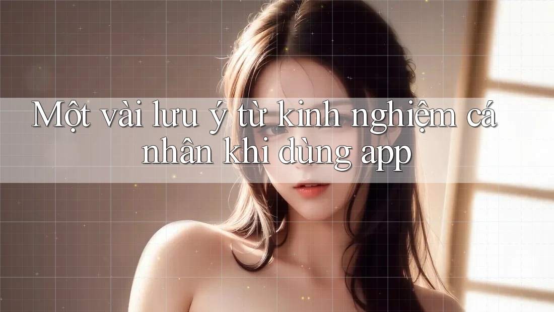 Một vài lưu ý từ kinh nghiệm cá nhân khi dùng app