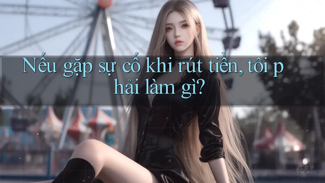 Nếu gặp sự cố khi rút tiền, tôi phải làm gì? Nếu gặp sự cố khi rút tiền, tôi phải làm gì?