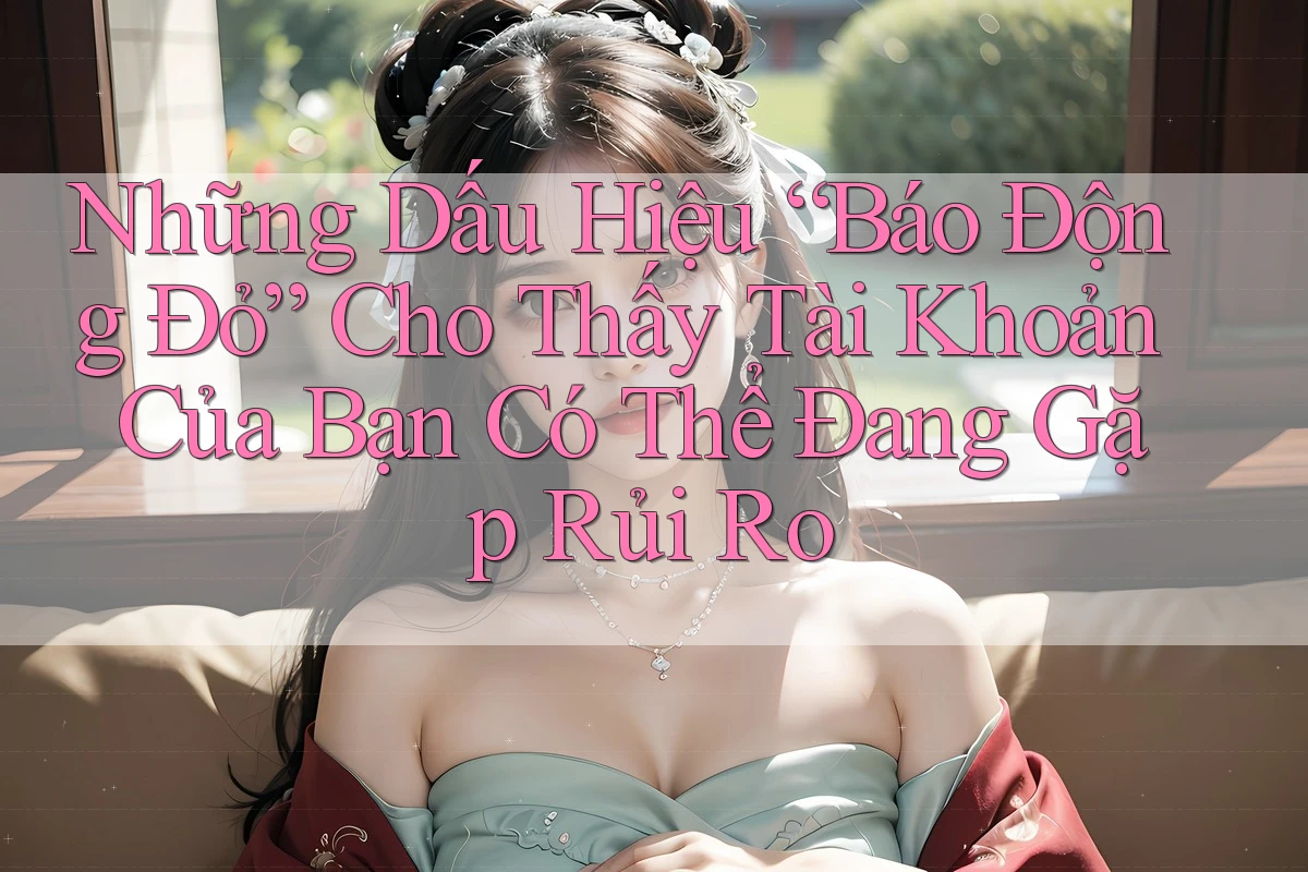 Những Dấu Hiệu “Báo Động Đỏ” Cho Thấy Tài Khoản Của Bạn Có Thể Đang Gặp Rủi Ro