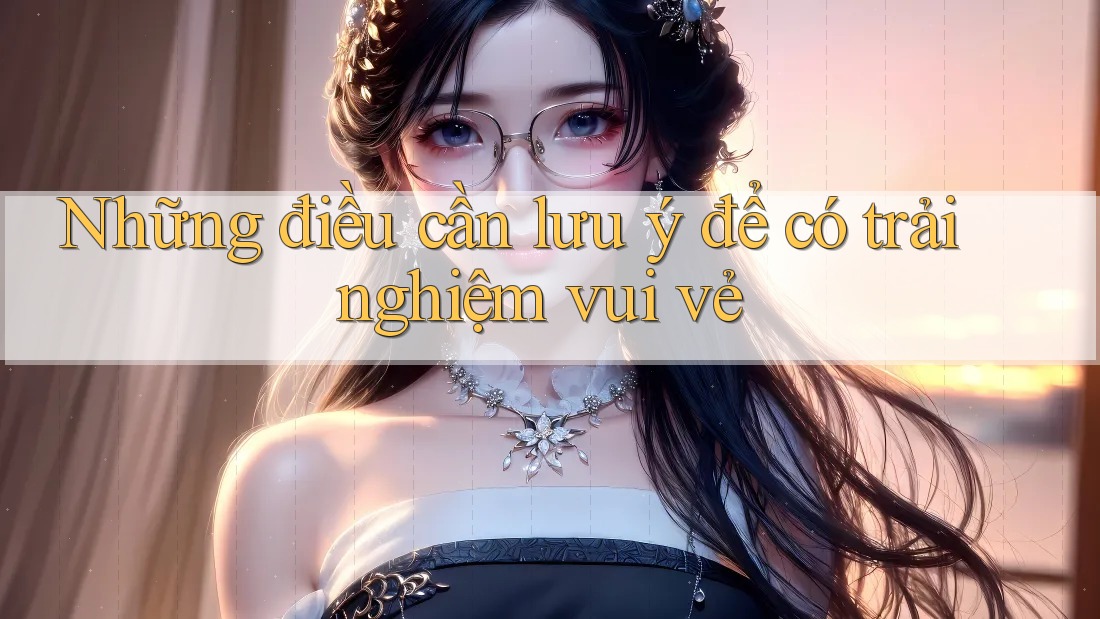 Những điều cần lưu ý để có trải nghiệm vui vẻ