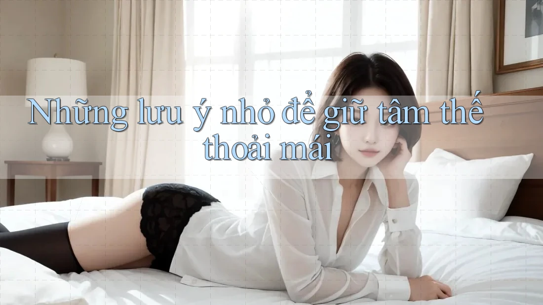 Những lưu ý nhỏ để giữ tâm thế thoải mái Những lưu ý nhỏ để giữ tâm thế thoải mái