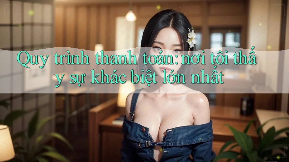 Quy trình thanh toán: nơi tôi thấy sự khác biệt lớn nhất Quy trình thanh toán: nơi tôi thấy sự khác biệt lớn nhất