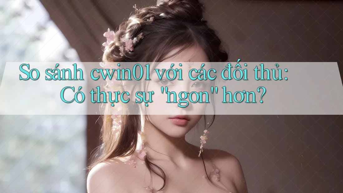 So sánh cwin01 với các đối thủ: Có thực sự “ngon” hơn? So sánh cwin01 với các đối thủ: Có thực sự “ngon” hơn?