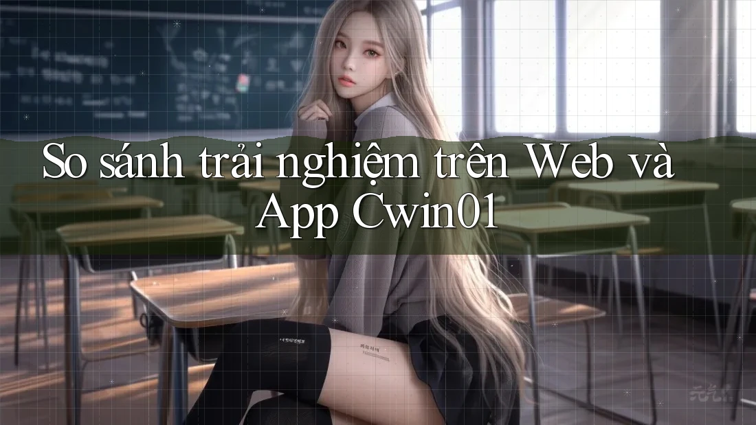 So sánh trải nghiệm trên Web và App Cwin01