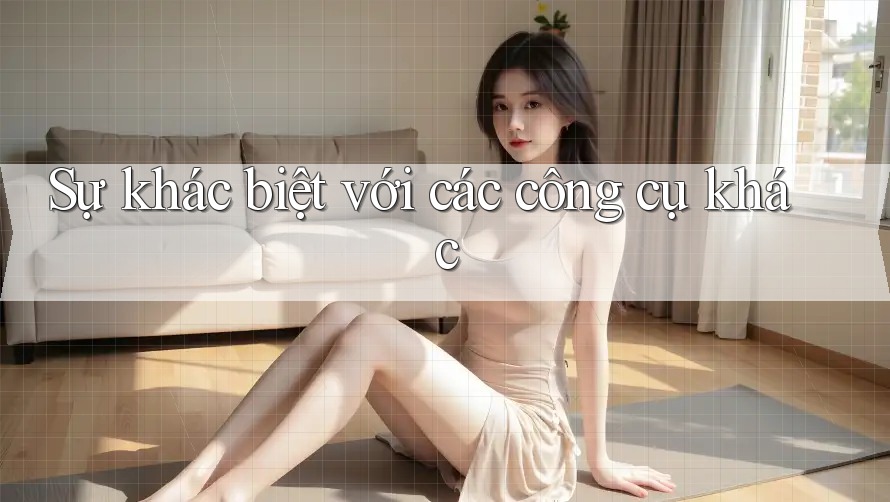 Sự khác biệt với các công cụ khác Sự khác biệt với các công cụ khác