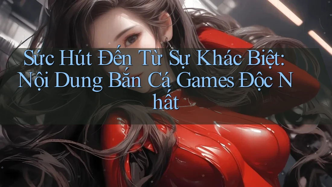Sức Hút Đến Từ Sự Khác Biệt: Nội Dung Bắn Cá Games Độc Nhất Sức Hút Đến Từ Sự Khác Biệt: Nội Dung Bắn Cá Games Độc Nhất