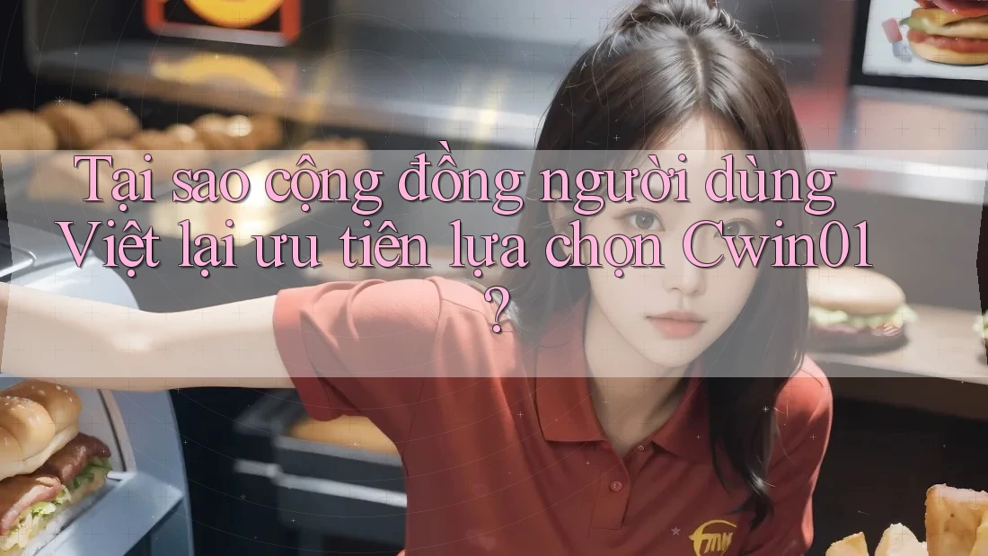 Tại sao cộng đồng người dùng Việt lại ưu tiên lựa chọn Cwin01?