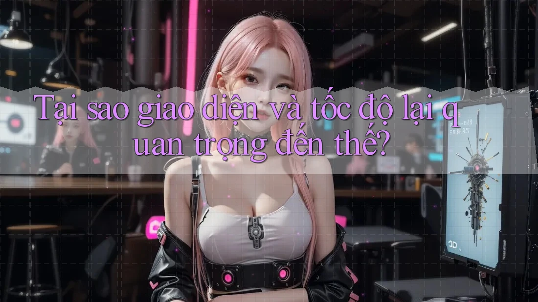 Tại sao giao diện và tốc độ lại quan trọng đến thế? Tại sao giao diện và tốc độ lại quan trọng đến thế?