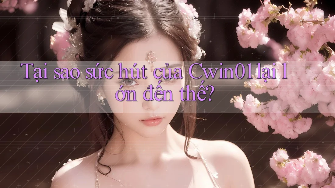 Tại sao sức hút của Cwin01 lại lớn đến thế?