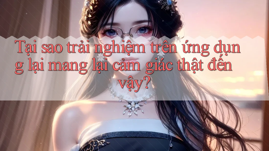Tại sao trải nghiệm trên ứng dụng lại mang lại cảm giác thật đến vậy? Tại sao trải nghiệm trên ứng dụng lại mang lại cảm giác thật đến vậy?