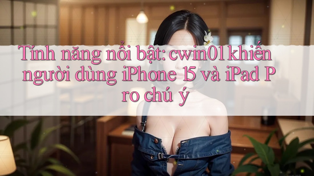 Tính năng nổi bật: cwin01 khiến người dùng iPhone 15 và iPad Pro chú ý Tính năng nổi bật: cwin01 khiến người dùng iPhone 15 và iPad Pro chú ý