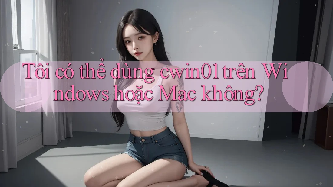 Tôi có thể dùng cwin01 trên Windows hoặc Mac không? Tôi có thể dùng cwin01 trên Windows hoặc Mac không?