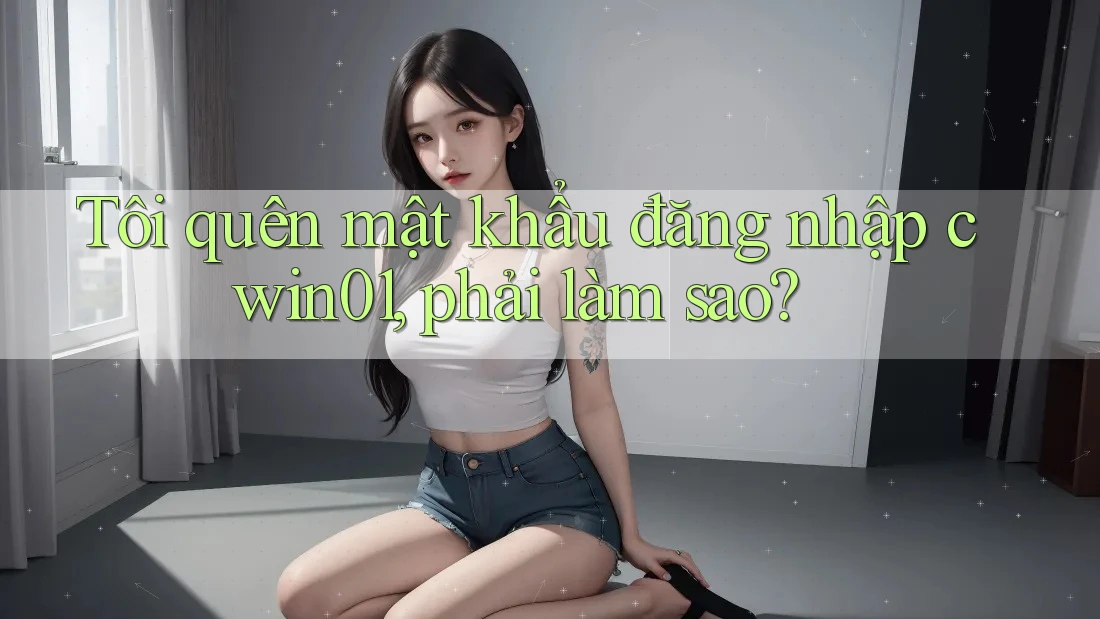 Tôi quên mật khẩu đăng nhập cwin01, phải làm sao? Tôi quên mật khẩu đăng nhập cwin01, phải làm sao?